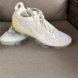 Nike Cream and White Air Sneakers